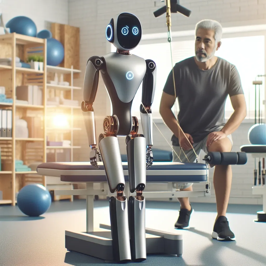 Novo robô de reabilitação com IA adapta exercícios ao progresso do paciente