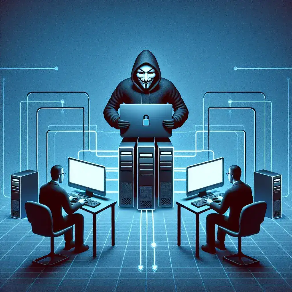 O que é um ataque man-in-the-middle e como ele funciona?